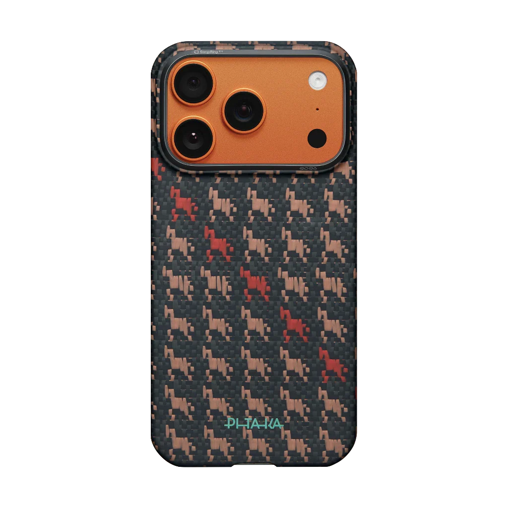 Happiness Rides In- Edge Case for iPhone 17 Series - Ebony (PitaTap™)
