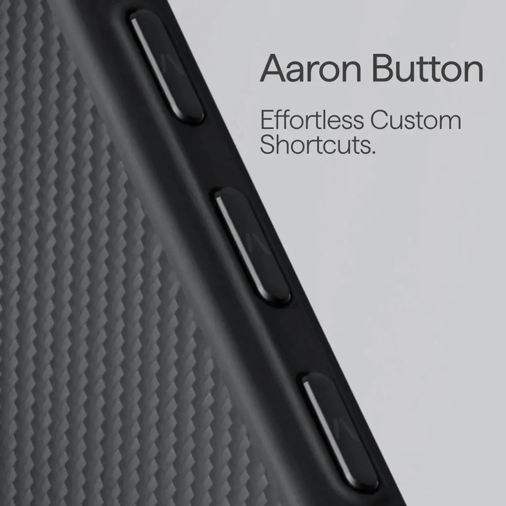 Samsung Galaxy S26 Ultra Cairn Case 600D Black/Grey (Twill) (Aaron Button) Pitakaindia