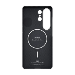 Samsung Galaxy S26 Ultra Edge Case 600D Black/Grey (Twill) (Aaron Button)