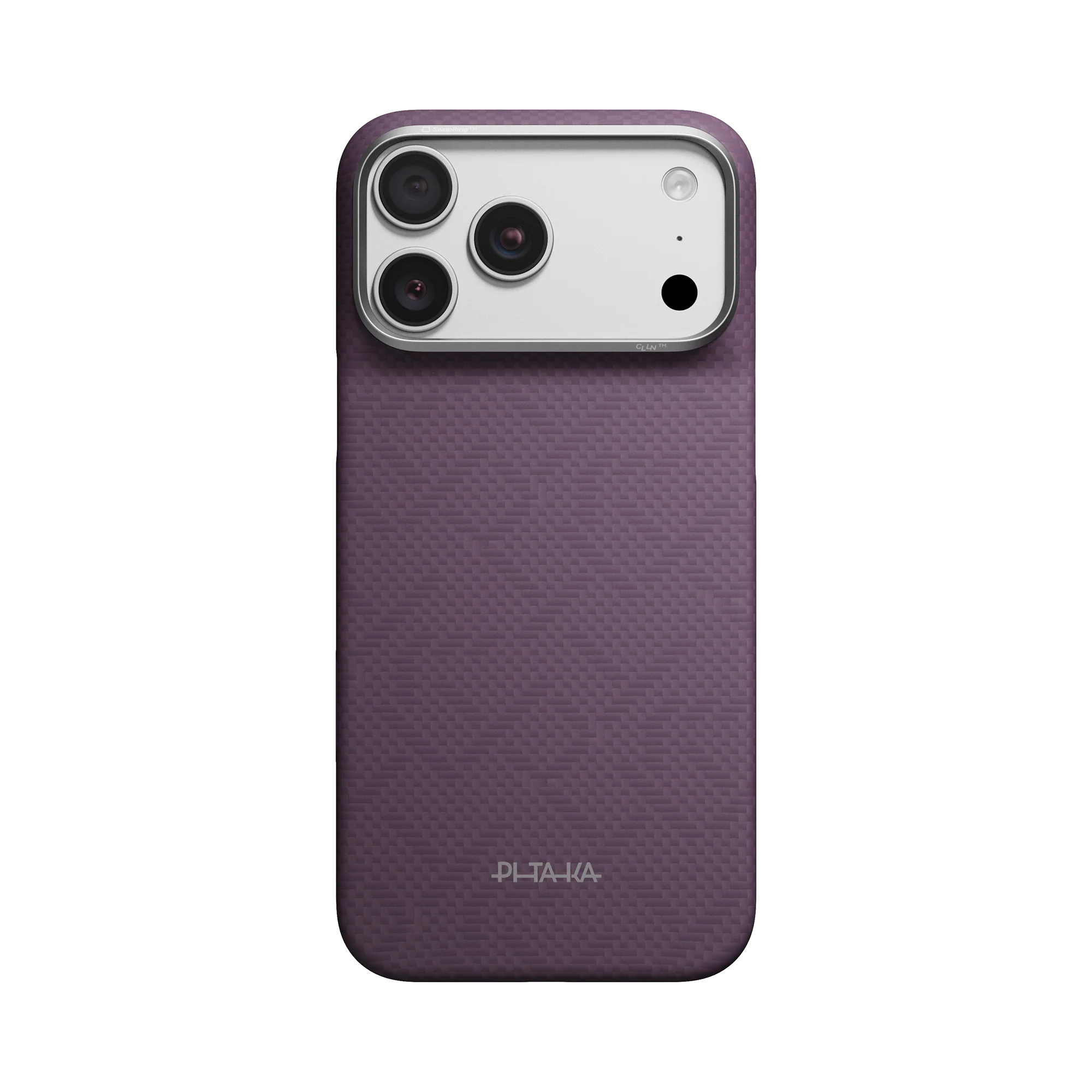 Edge Case for iPhone 18 Series - PTK Weaving - Charoite Purple (PitaTap™)