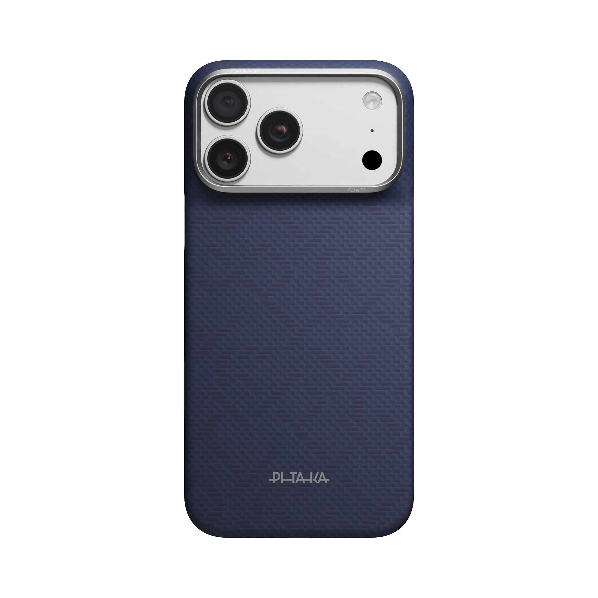 Edge Case for iPhone 18 Series - PTK Weaving - Sapphire Blue (PitaTap™)