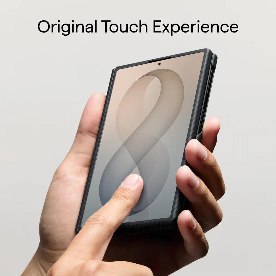 Edge Case for Samsung Galaxy Z Fold8 - 600D Black/Grey (Twill) (Aaron Button)