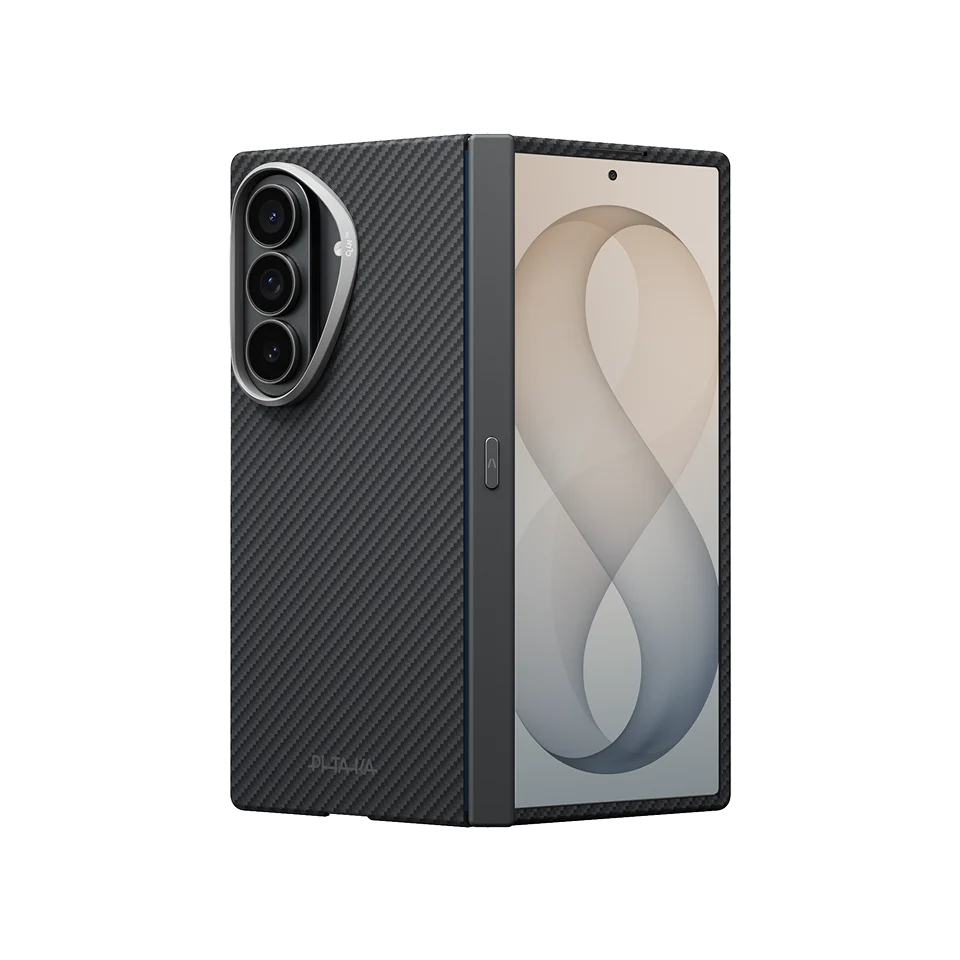 Edge Case for Samsung Galaxy Z Fold8 Ultra - 600D Black/Grey (Twill) (Aaron Button)