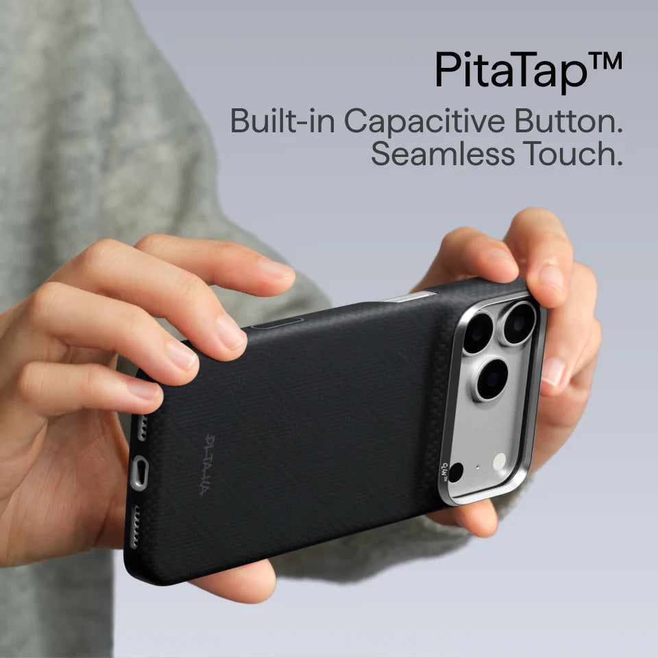 Edge Case for iPhone 18 Series - Lava Black (PitaTap™)