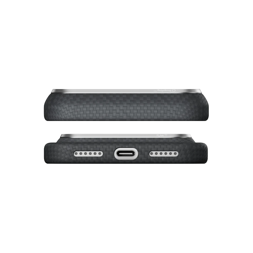 Edge Case for iPhone 18 Series - Lava Black (PitaTap™)