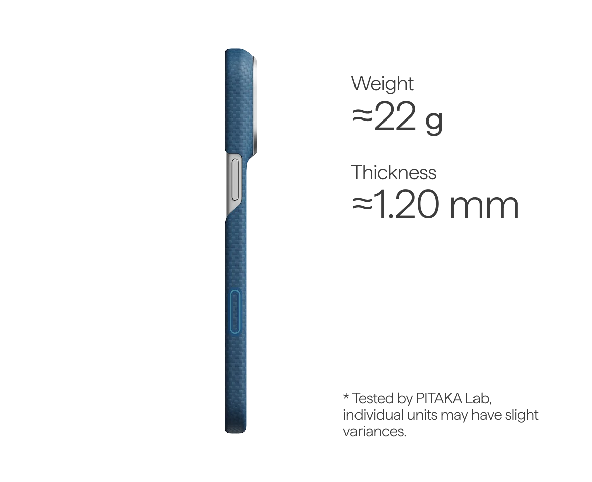 Edge Case for iPhone 18 Series - Abyss Blue (PitaTap™)