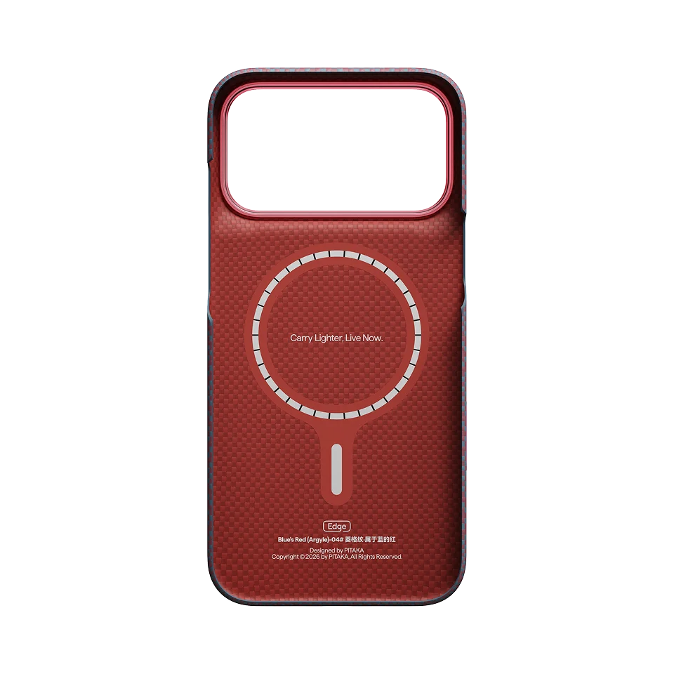 Edge Case for iPhone 18 Series - Blue's Red (PitaTap™)