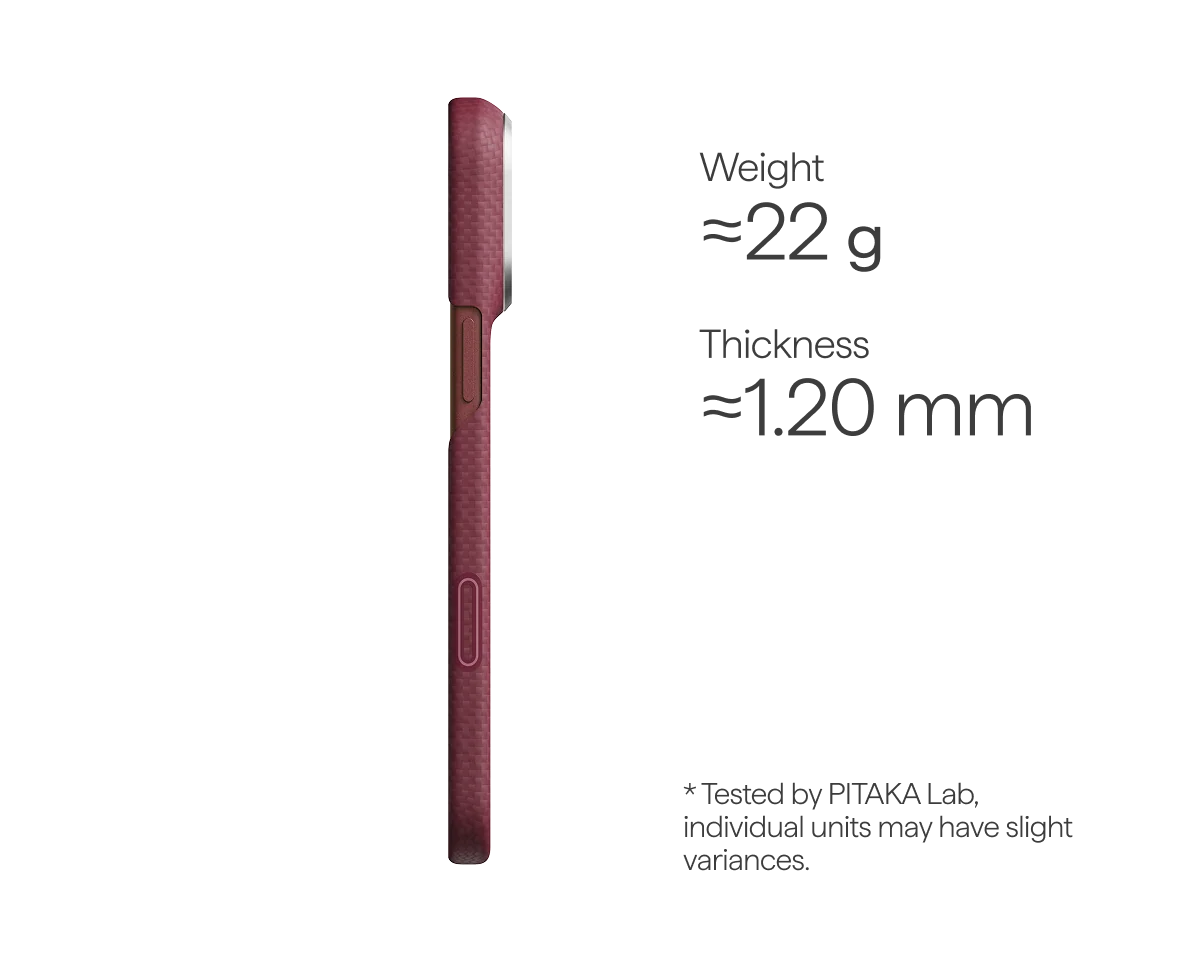 Edge Case for iPhone 18 Series - Burgundy (PitaTap™)