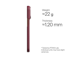 Edge Case for iPhone 18 Series - Burgundy (PitaTap™)