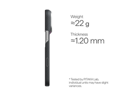 Edge Case for iPhone 18 Series - Lava Black (PitaTap™)