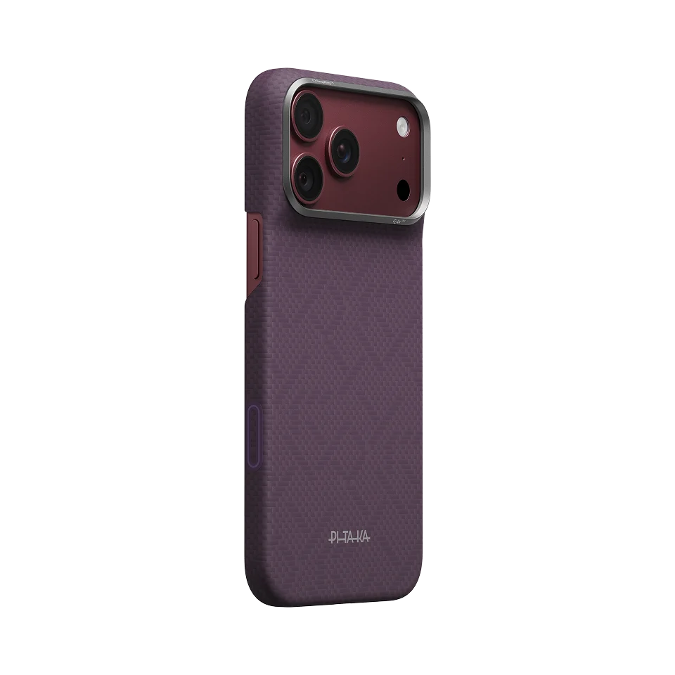 Edge Case for iPhone 18 Series - PTK Weaving - Charoite Purple (PitaTap™)