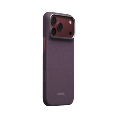 Edge Case for iPhone 18 Series - PTK Weaving - Charoite Purple (PitaTap™)