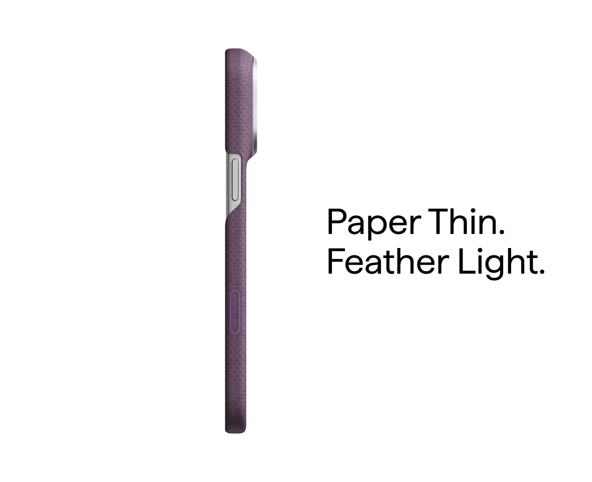 Edge Case for iPhone 18 Series - PTK Weaving - Charoite Purple (PitaTap™)