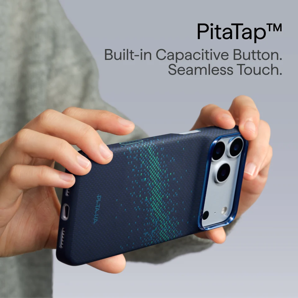 Edge Case for iPhone 18 Series - Nearfield Blue (PitaTap™)