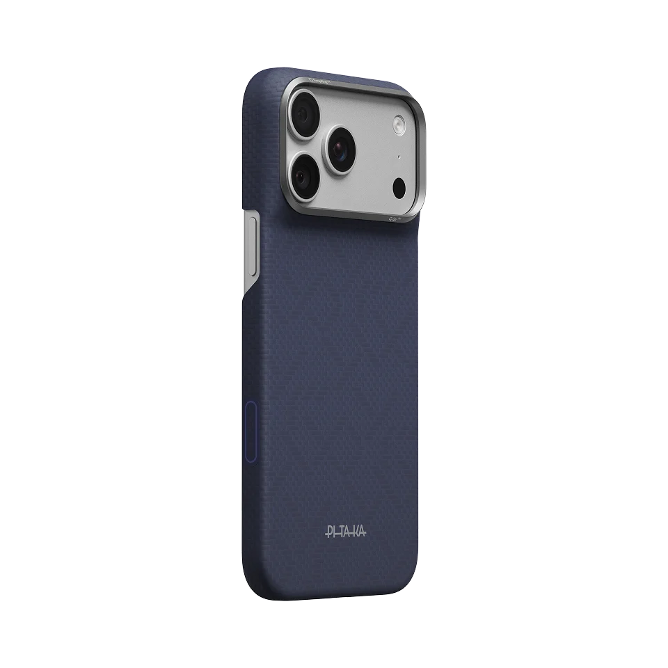 Edge Case for iPhone 18 Series - PTK Weaving - Sapphire Blue (PitaTap™)