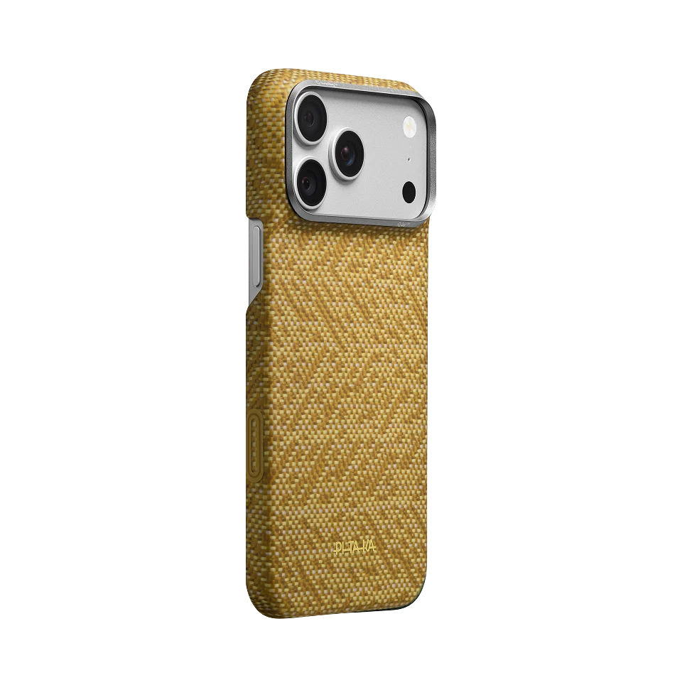 Edge Case for iPhone 18 Series - Golden Drift (PitaTap™)