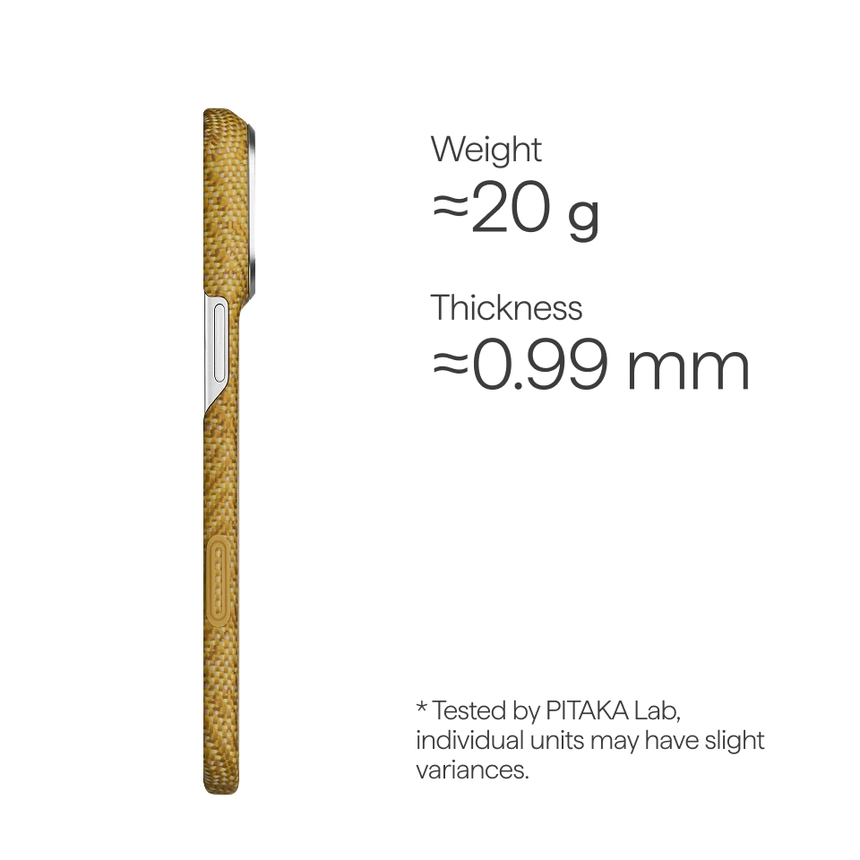 Edge Case for iPhone 18 Series - Golden Drift (PitaTap™)