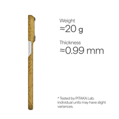 Edge Case for iPhone 18 Series - Golden Drift (PitaTap™)