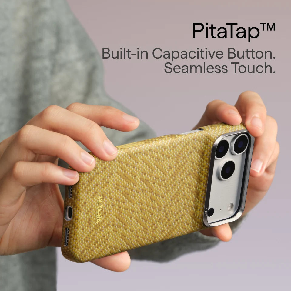 Edge Case for iPhone 18 Series - Golden Drift (PitaTap™)