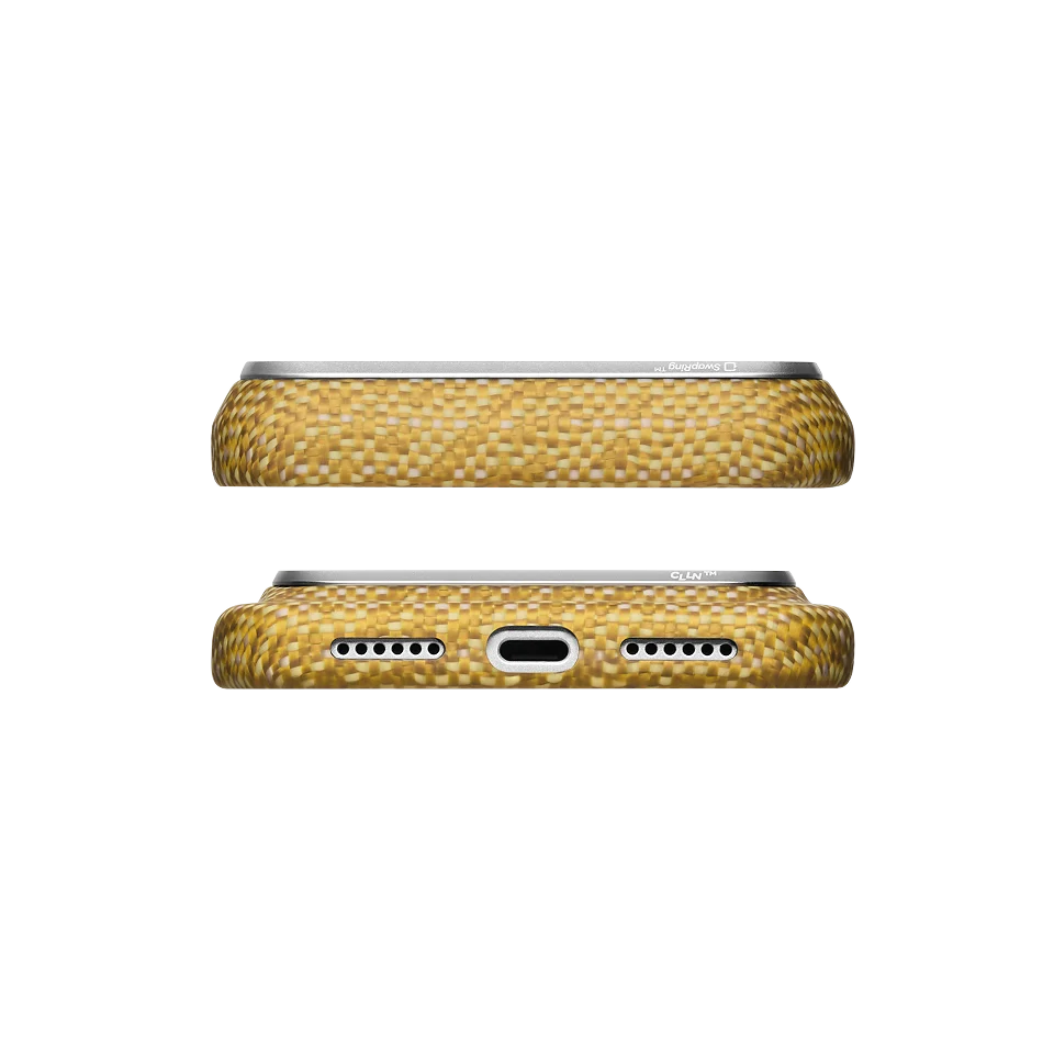 Edge Case for iPhone 18 Series - Golden Drift (PitaTap™)