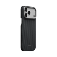 Edge Case for iPhone 18 Series 600D Black/Grey (Twill) (PitaTap™)
