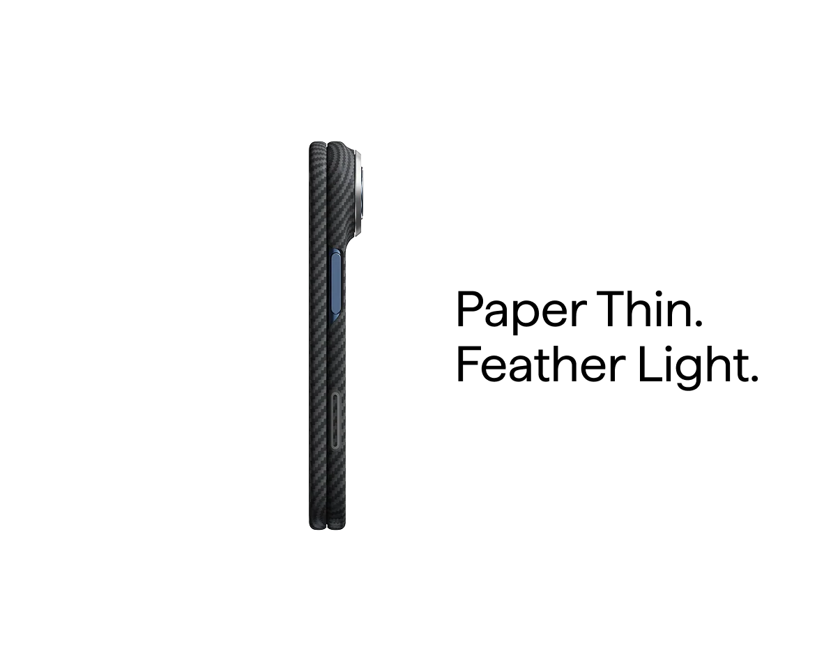 Edge Case for iPhone Duo - 600D Black/Grey (Twill) (PitaTap™)