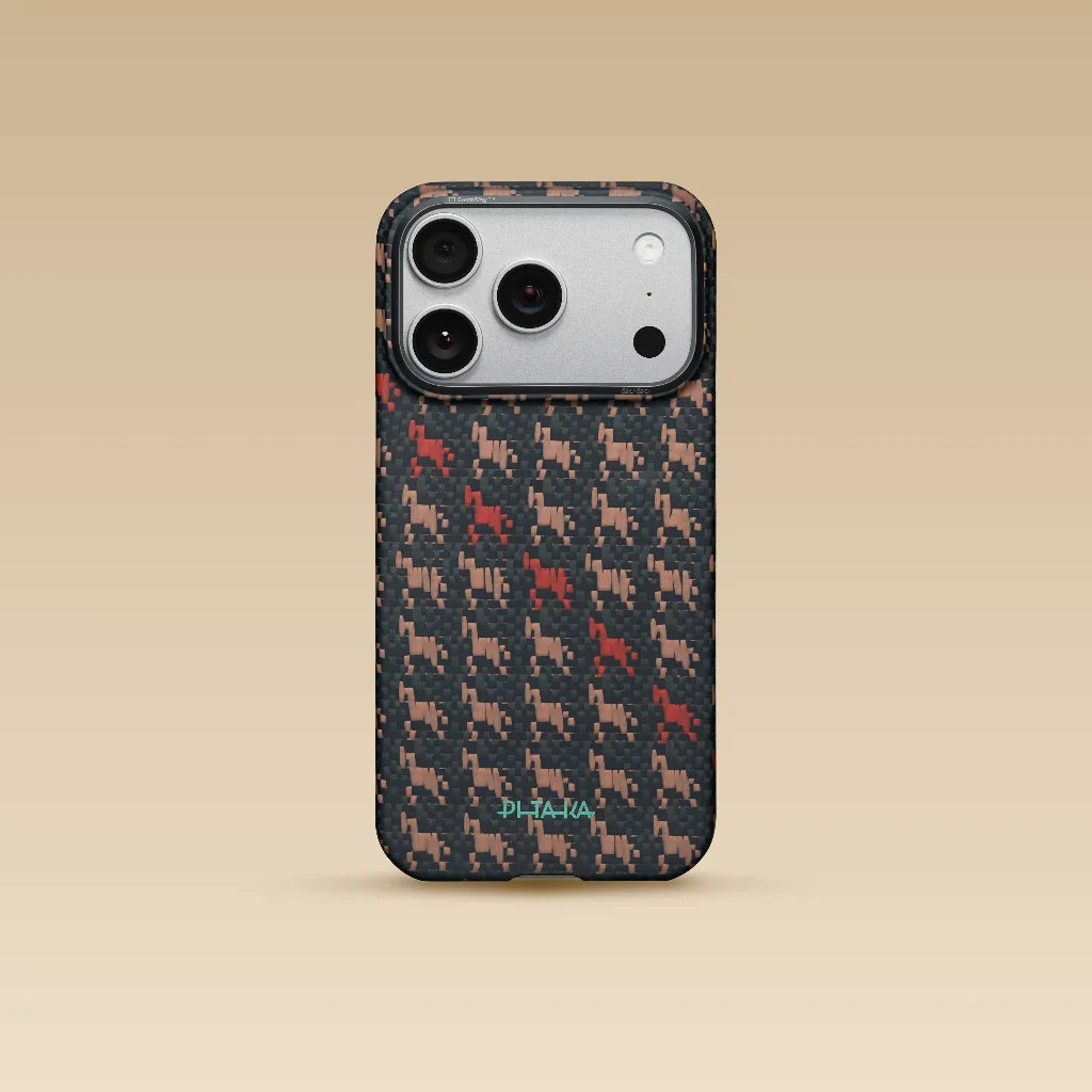 Happiness Rides In- Edge Case for iPhone 17 Series - Ebony (PitaTap™)