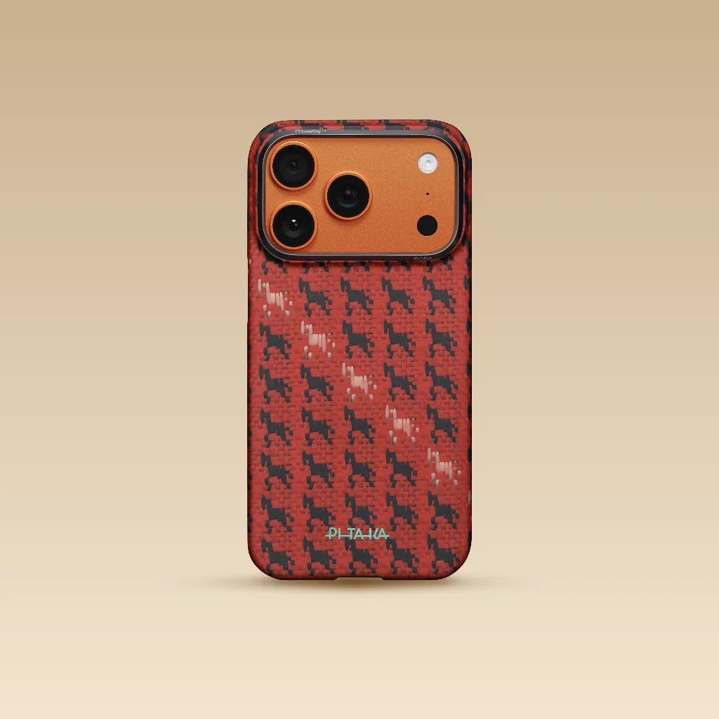 Happiness Rides In- Edge Case for iPhone 17 Series - Maroon (PitaTap™)