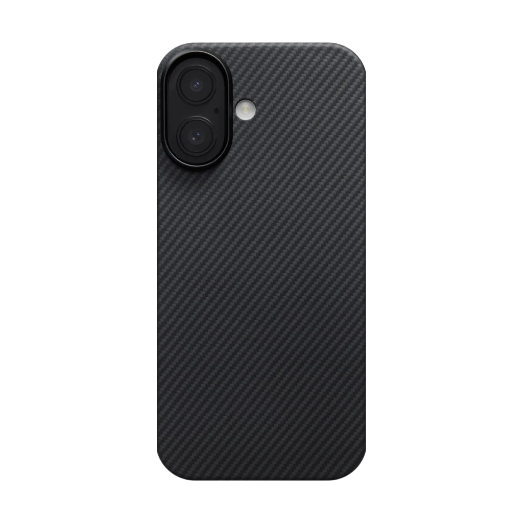iPhone 17 Ultra-Slim Case 600D Black/Grey (Twill) (PitaTap™)