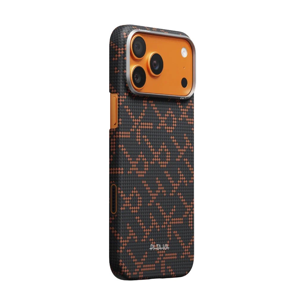iPhone 17 Series PTK Leaping - Orange Black (PitaTap™)