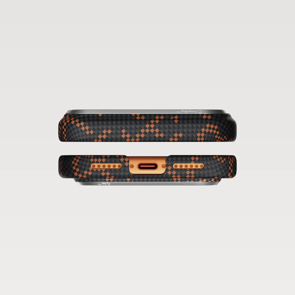 iPhone 17 Series PTK Leaping - Orange Black (PitaTap™)