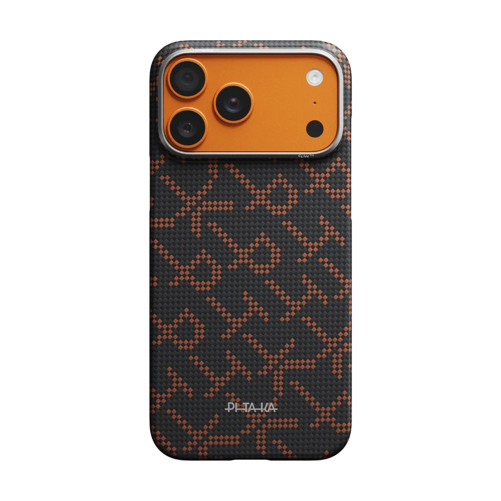 iPhone 17 Series PTK Leaping - Orange Black (PitaTap™)