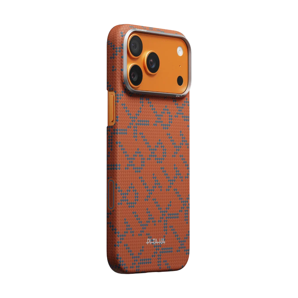 iPhone 17 Series PTK Leaping - Blue Orange (PitaTap™)