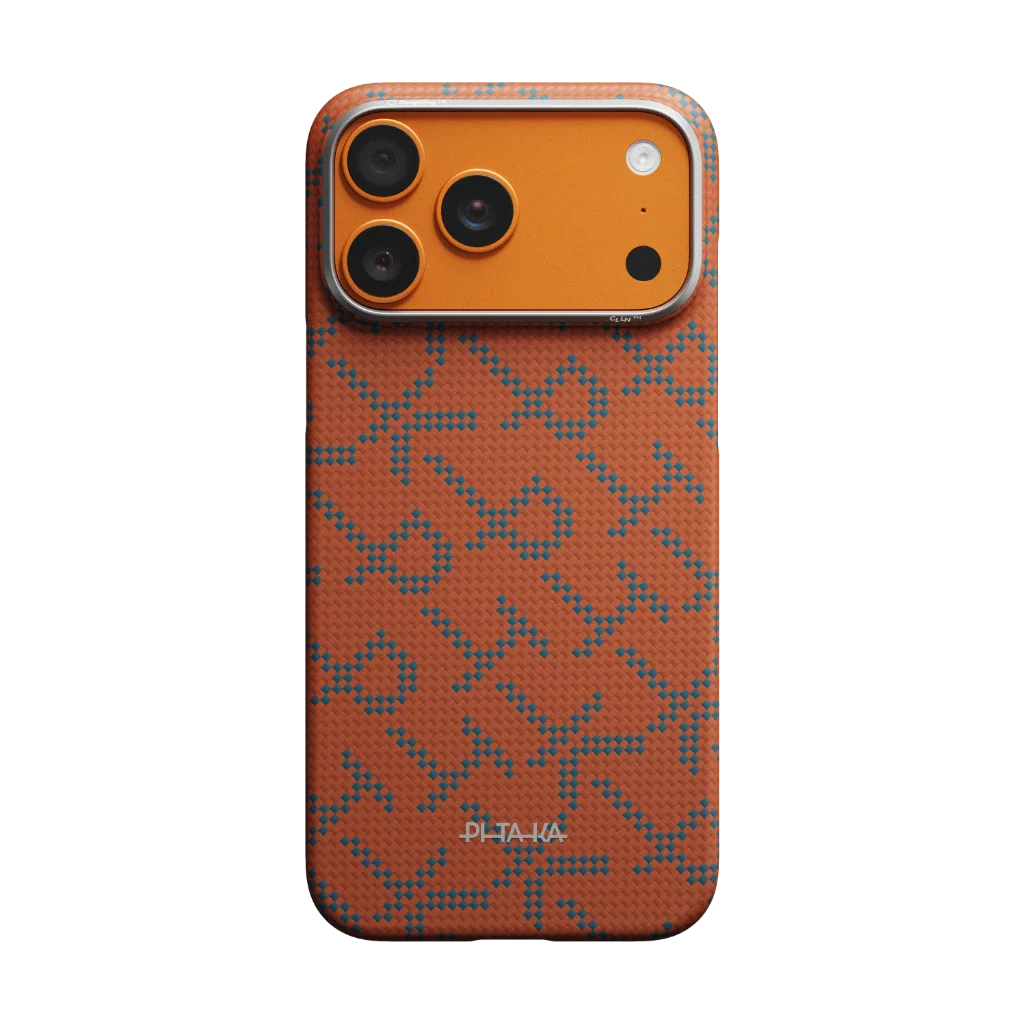iPhone 17 Series PTK Leaping - Blue Orange (PitaTap™)