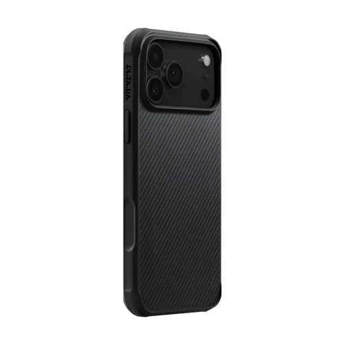 iPhone 17 Series Aramid ProGuard Case 600D Black/Grey (Twill)