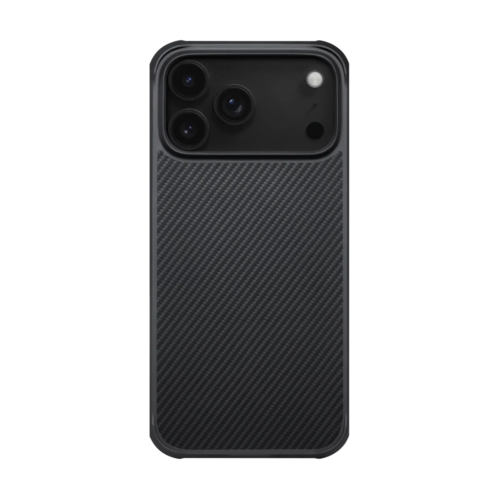 iPhone 17 Series Aramid ProGuard Case 600D Black/Grey (Twill)