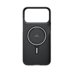 iPhone 17 Series Edge Case 600D Black/Grey (Twill) (PitaTap™)
