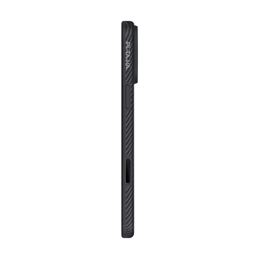 iPhone 17 Series Aramid UltraGuard Case 600D Black/Grey (Twill)