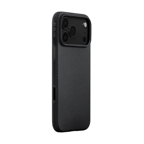 iPhone 17 Series Aramid UltraGuard Case 600D Black/Grey (Twill)