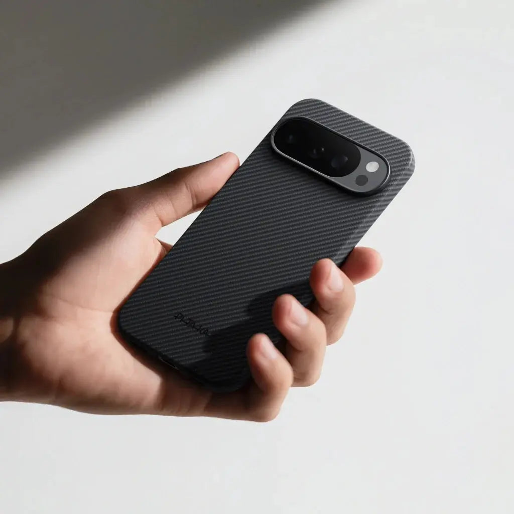 Google 10 Pro XL Edge Case - Black/Grey (Twill) Pitakaindia
