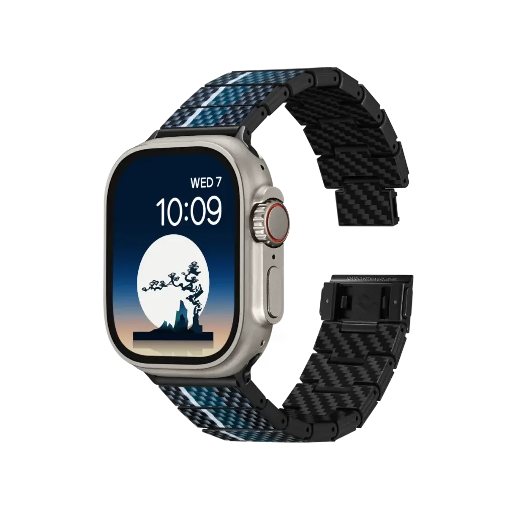 Carbon Fiber Apple Watch Link Bands 38/40 42/44mm PITAKA