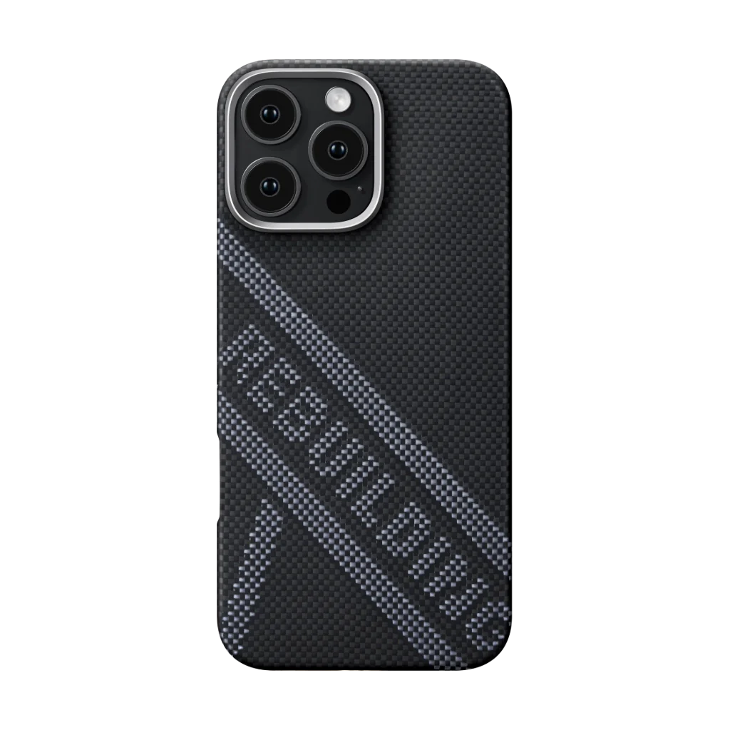 Re-TROS Collaborative Case MagEZ Tactile Woven Case 5 for iPhone 16 Series - Black