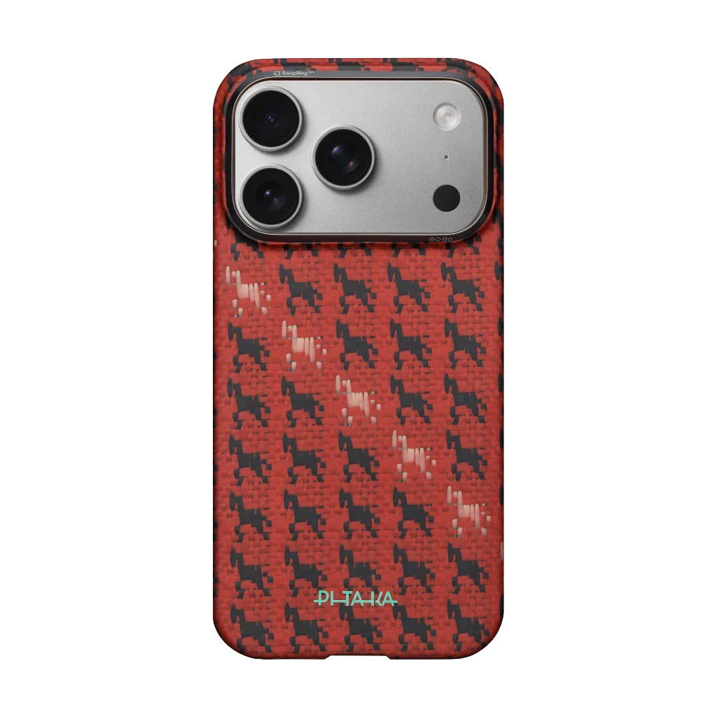 Happiness Rides In- Edge Case for iPhone 17 Series - Maroon (PitaTap™)