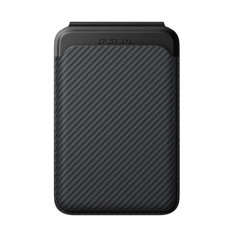 Magnetic Stand Woven Wallet