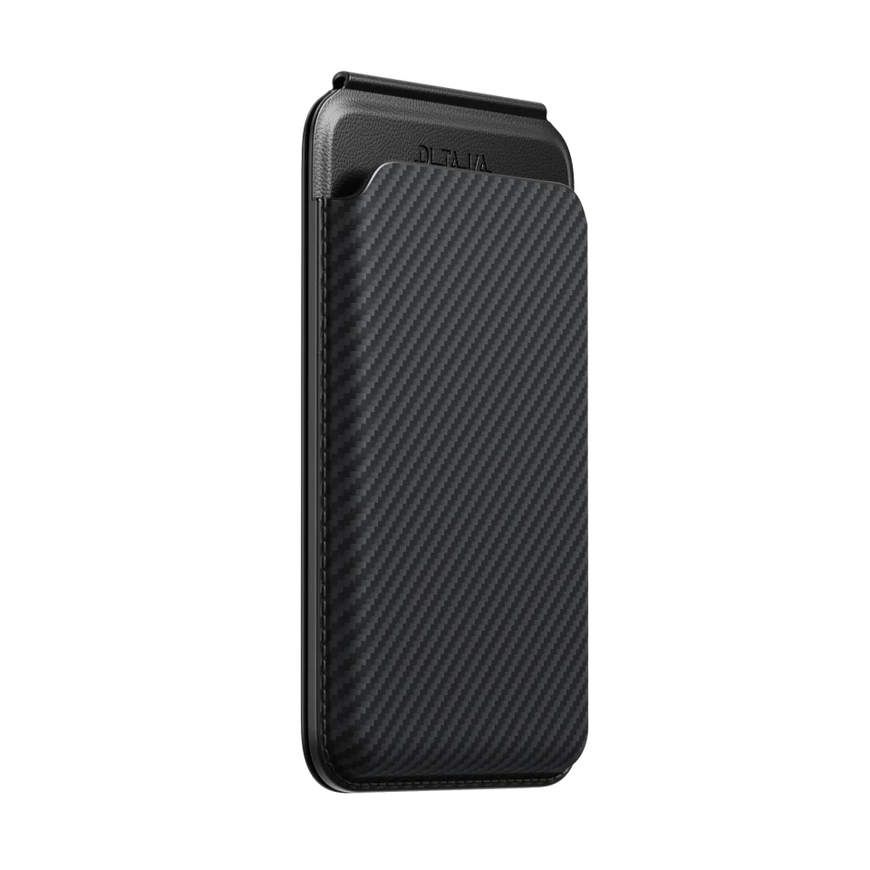 Magnetic Stand Woven Wallet