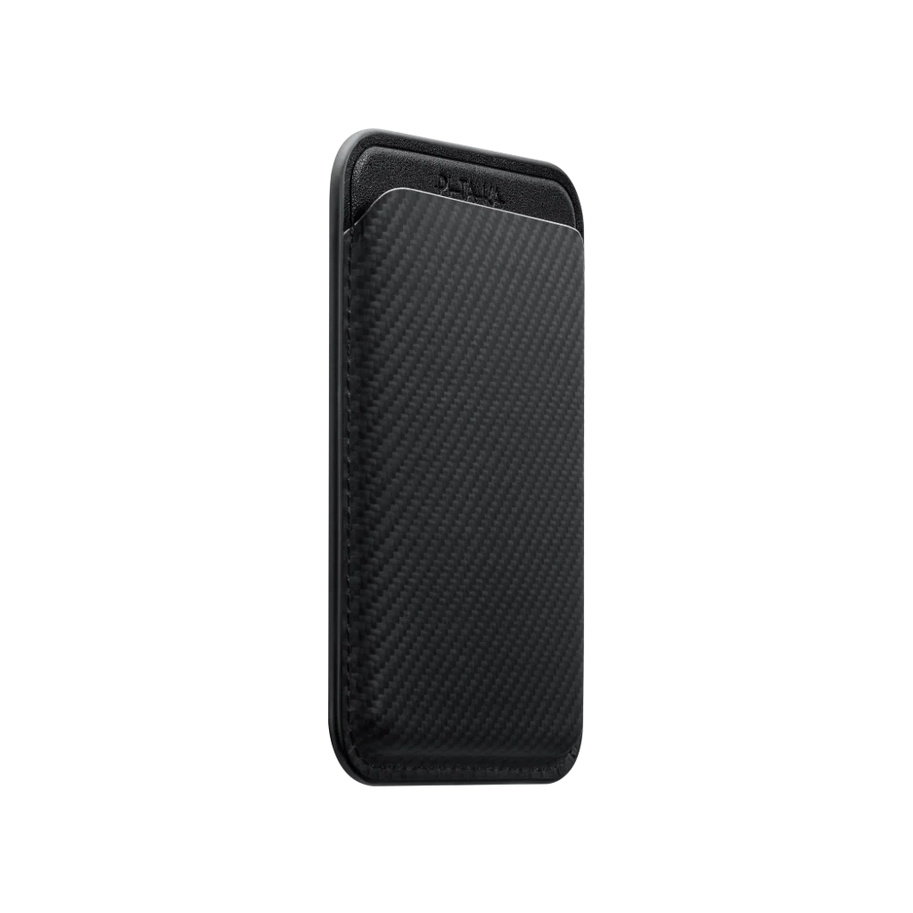 Magnetic Woven Wallet - Black/Grey (Twill)