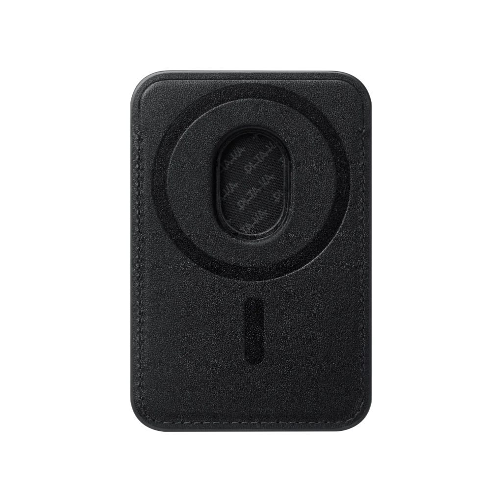 Magnetic Woven Wallet - Black/Grey (Twill)