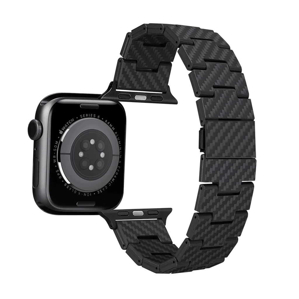 Carbon Fiber Apple Watch Link Bands 38/40 & 42/44mm PITAKA